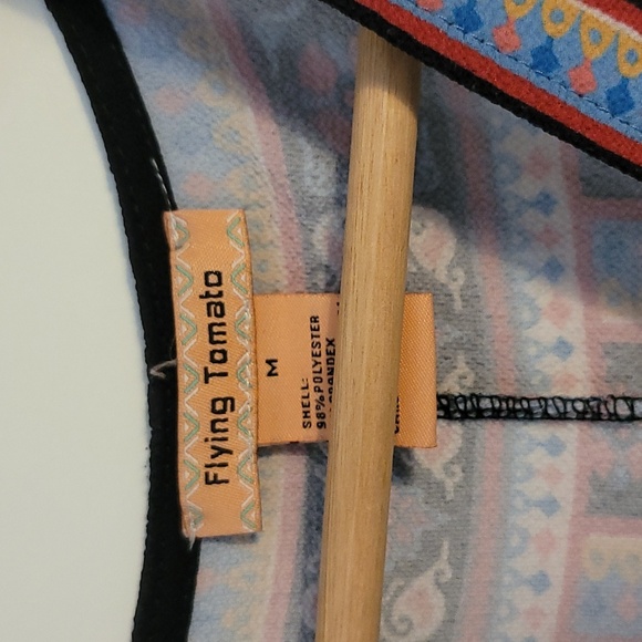 Flying Tomato blouse sz. M - Picture 2 of 7